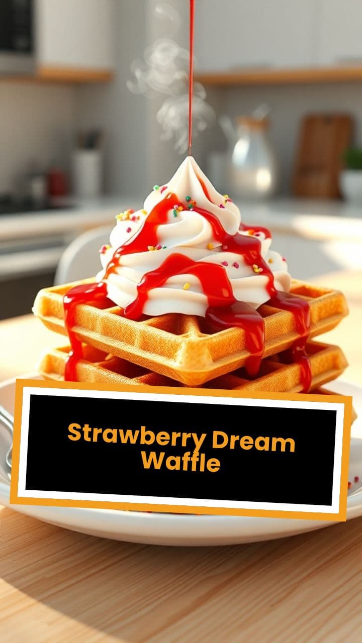 Strawberry Dream Waffle