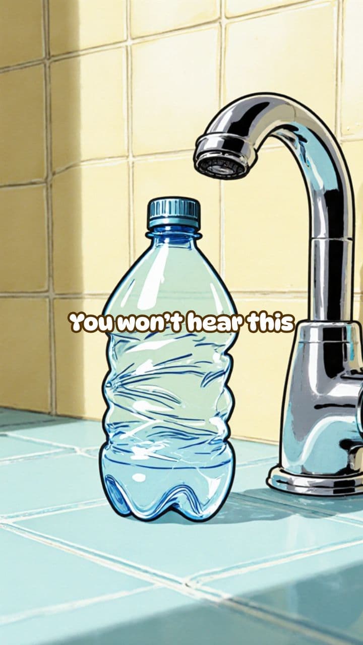 Plastic Bottles and Water Dynamics