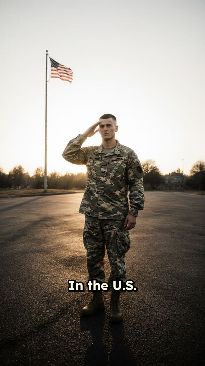 Why Soldiers Salute the Flag Alone