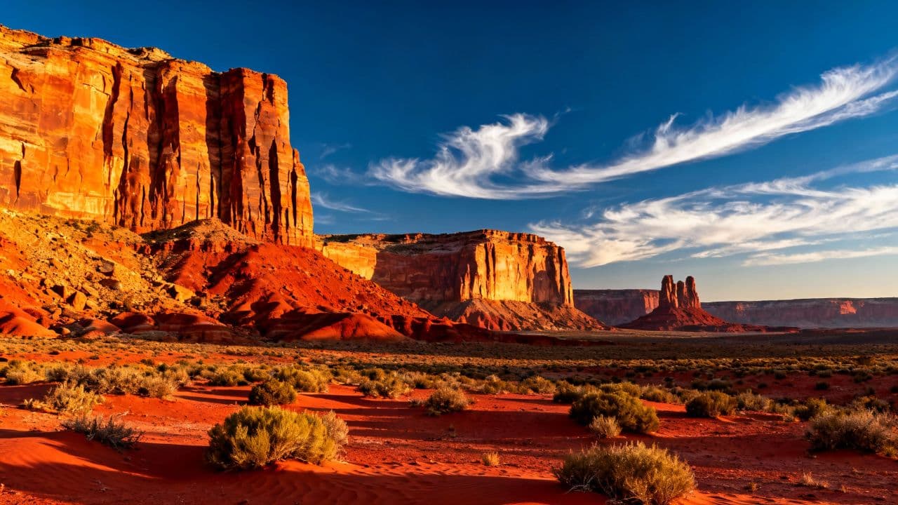 Red Rock Desert Oasis