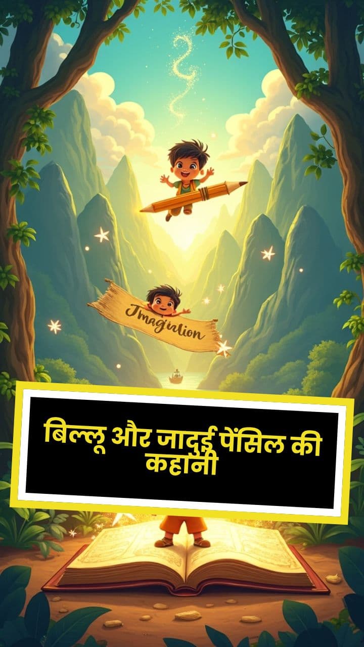 बिल्लू और जादुई पेंसिल की कहानी