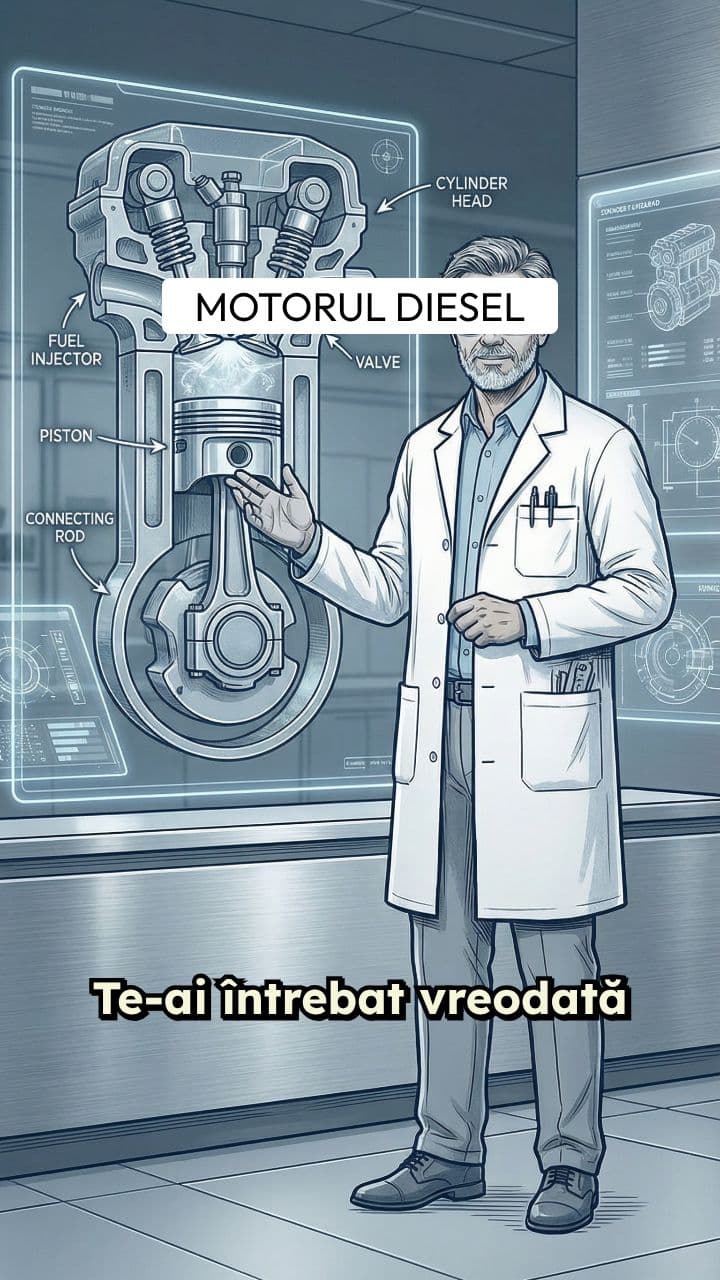 Cum Funcționează un Motor Diesel