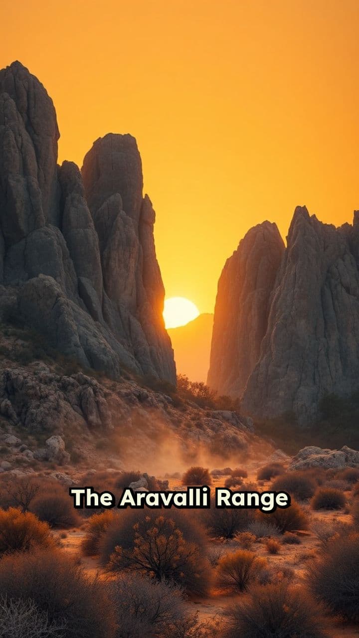 Aravalli Range: Ancient Guardians Under Threat