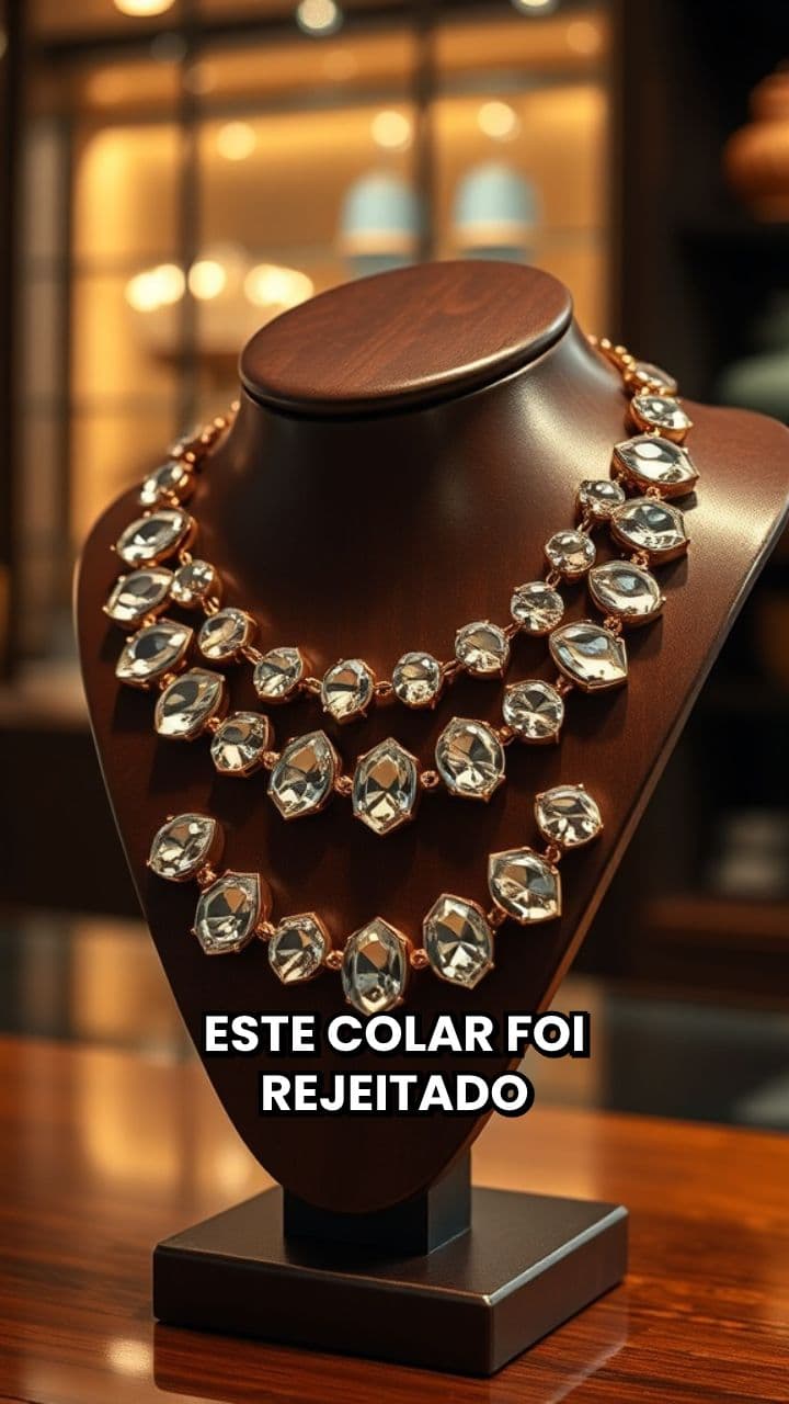 Colar Artesanal com Efeito Cascata