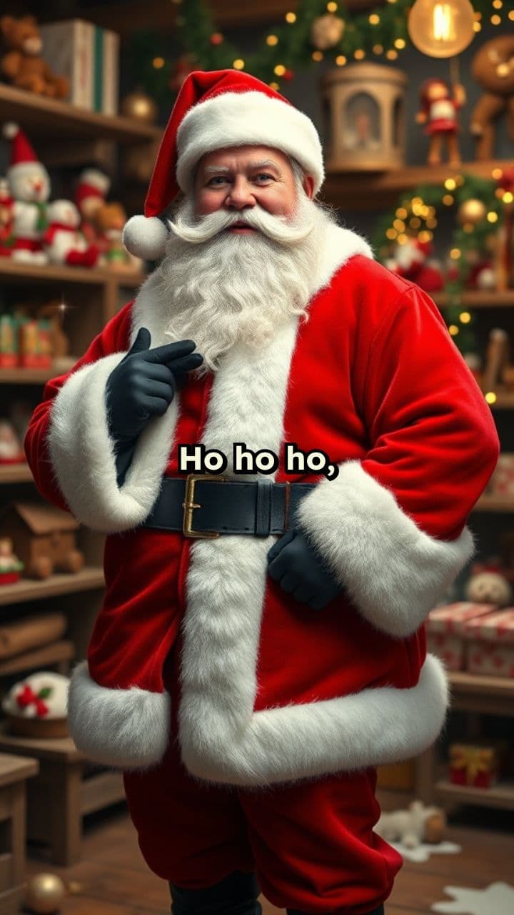 Santa's Stern but Loving Warning