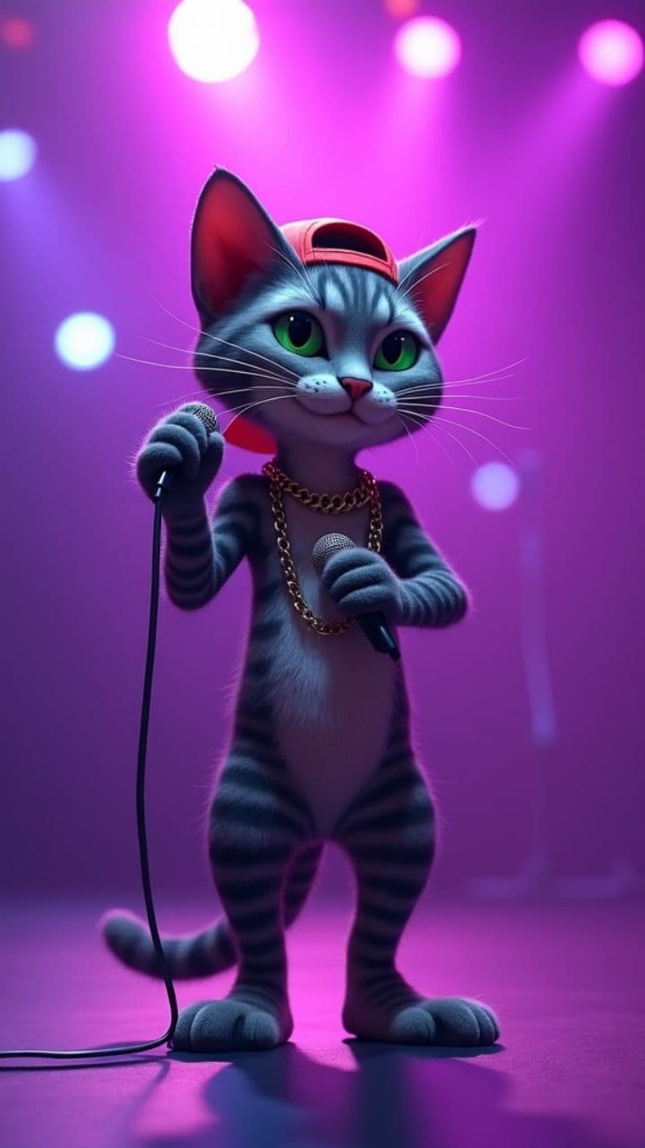 Kitty Rhymes: The Rap Star Cat