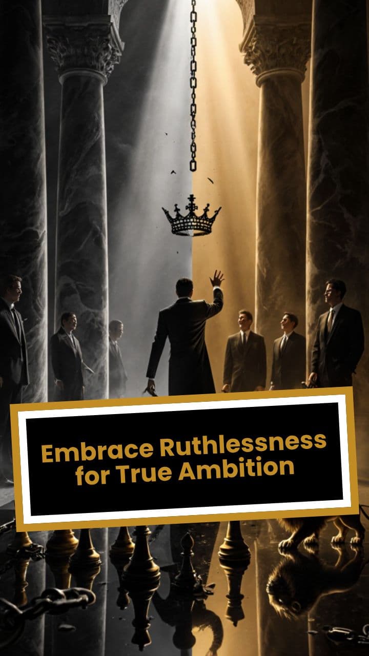 Embrace Ruthlessness for True Ambition