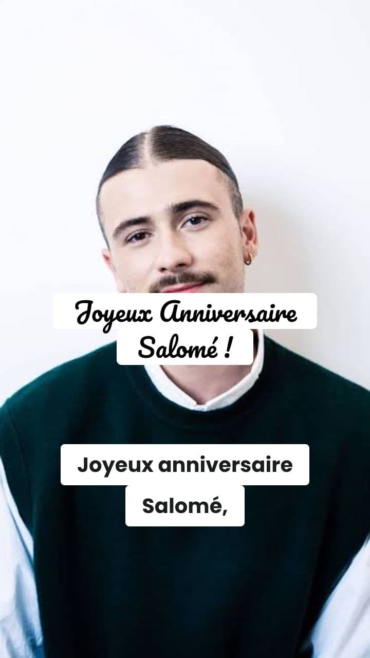 Joyeux Anniversaire Salomé