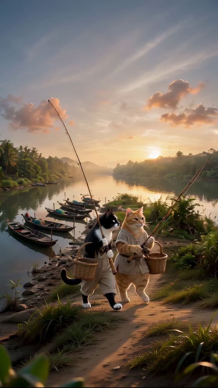 The Riverbank Fishermen