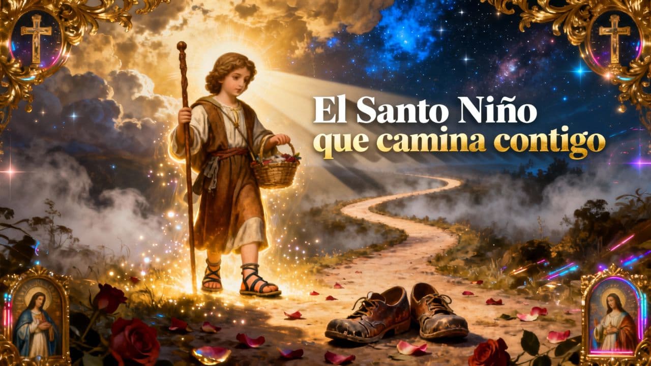 El Santo Niño que camina contigo