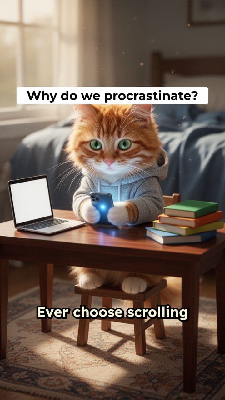 Cat Psychology: Beating Procrastination