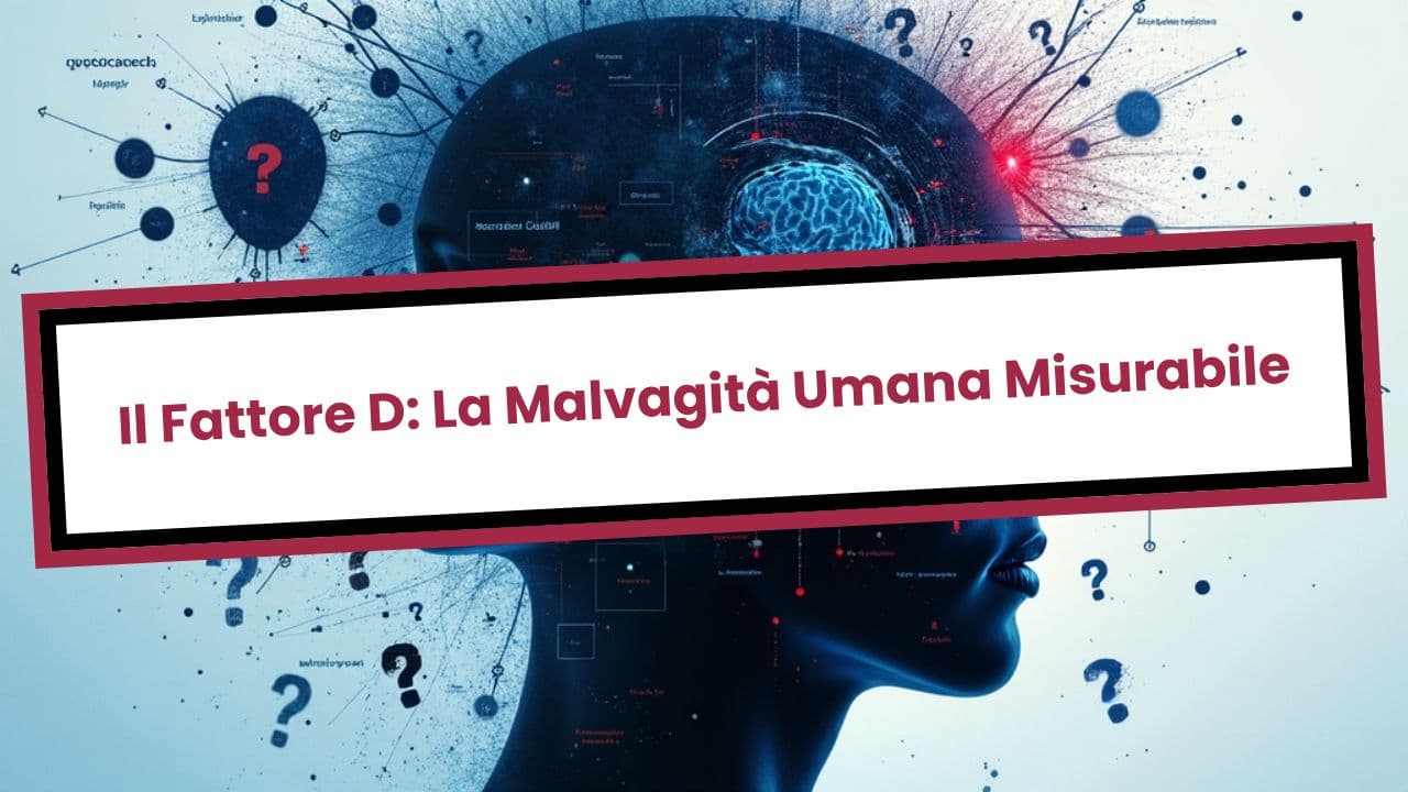 Il Fattore D: La Malvagità Umana Misurabile