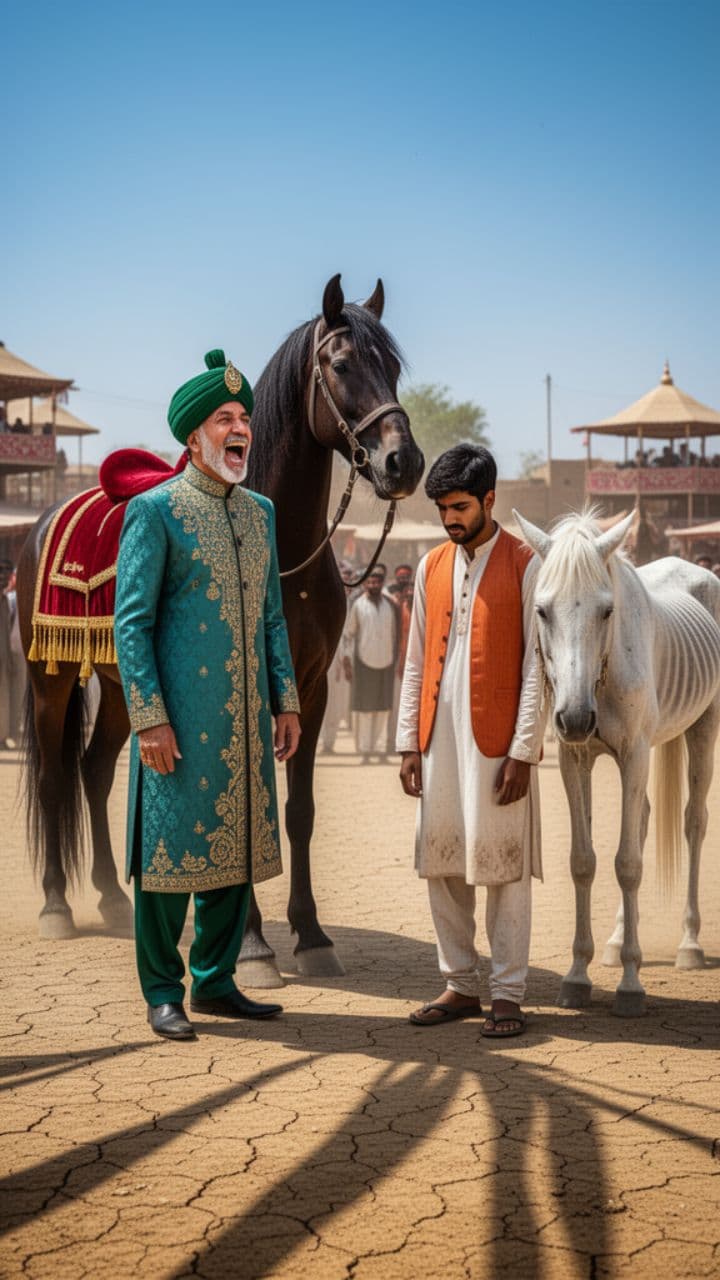 इंडियन बनाम पाकिस्तानी घोड़े की रेस