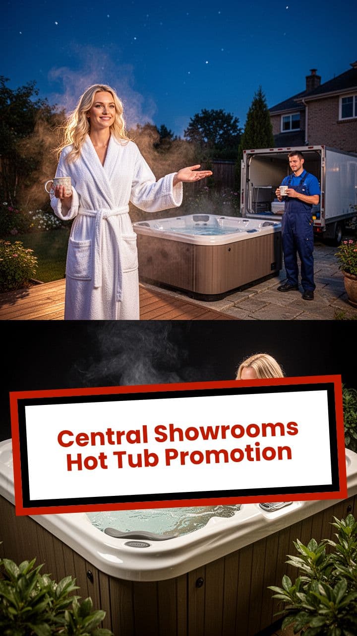 Central Showrooms Hot Tub Promotion