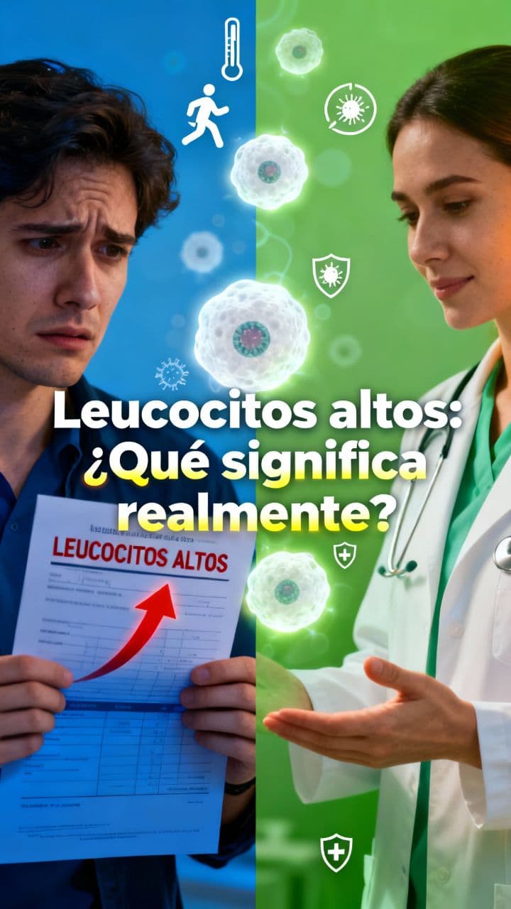 Leucocitos altos: ¿Qué significa realmente?