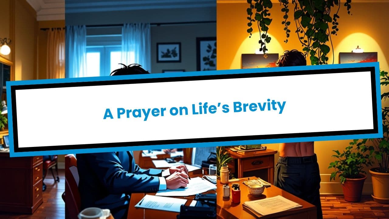 Psalm 39 A Prayer on Life’s Brevity