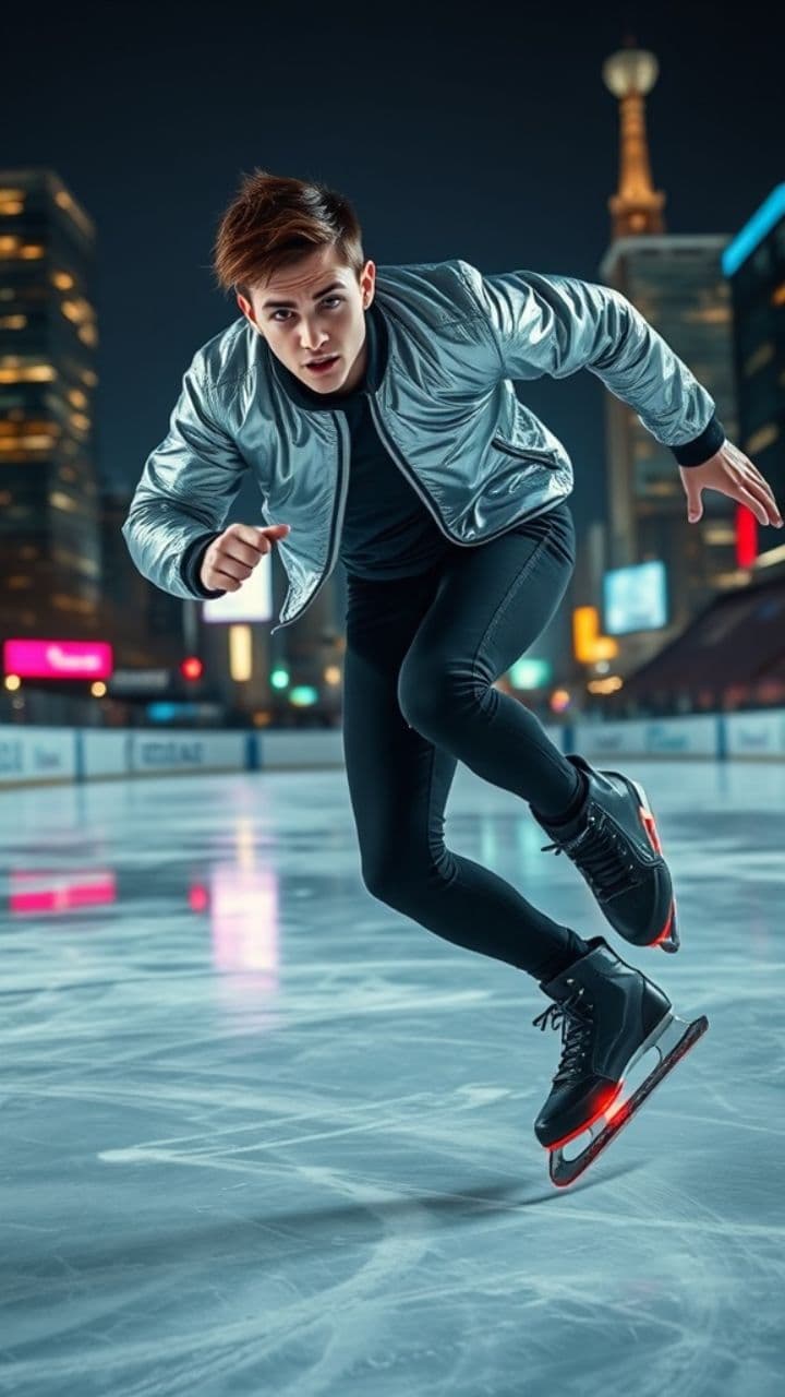 Лед под кроссами