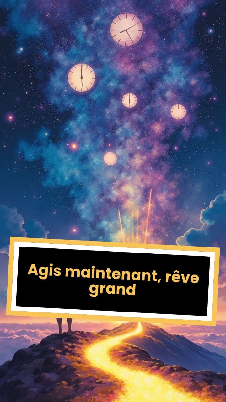 Agis maintenant, rêve grand