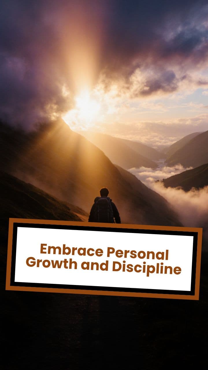 Embrace Personal Growth and Discipline