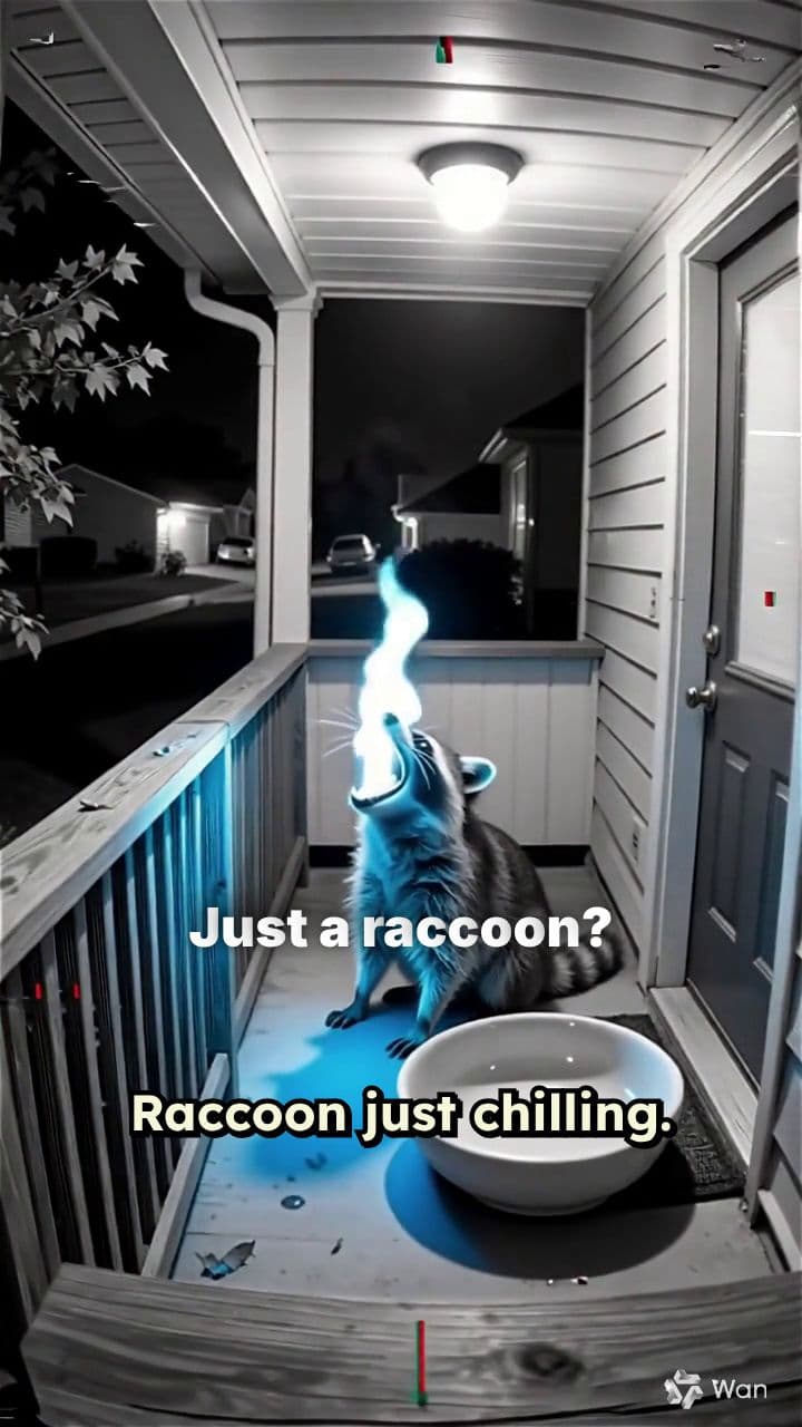Chill Raccoon Moment