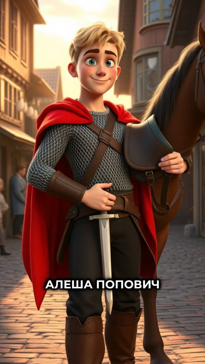 Алеша Попович в походе