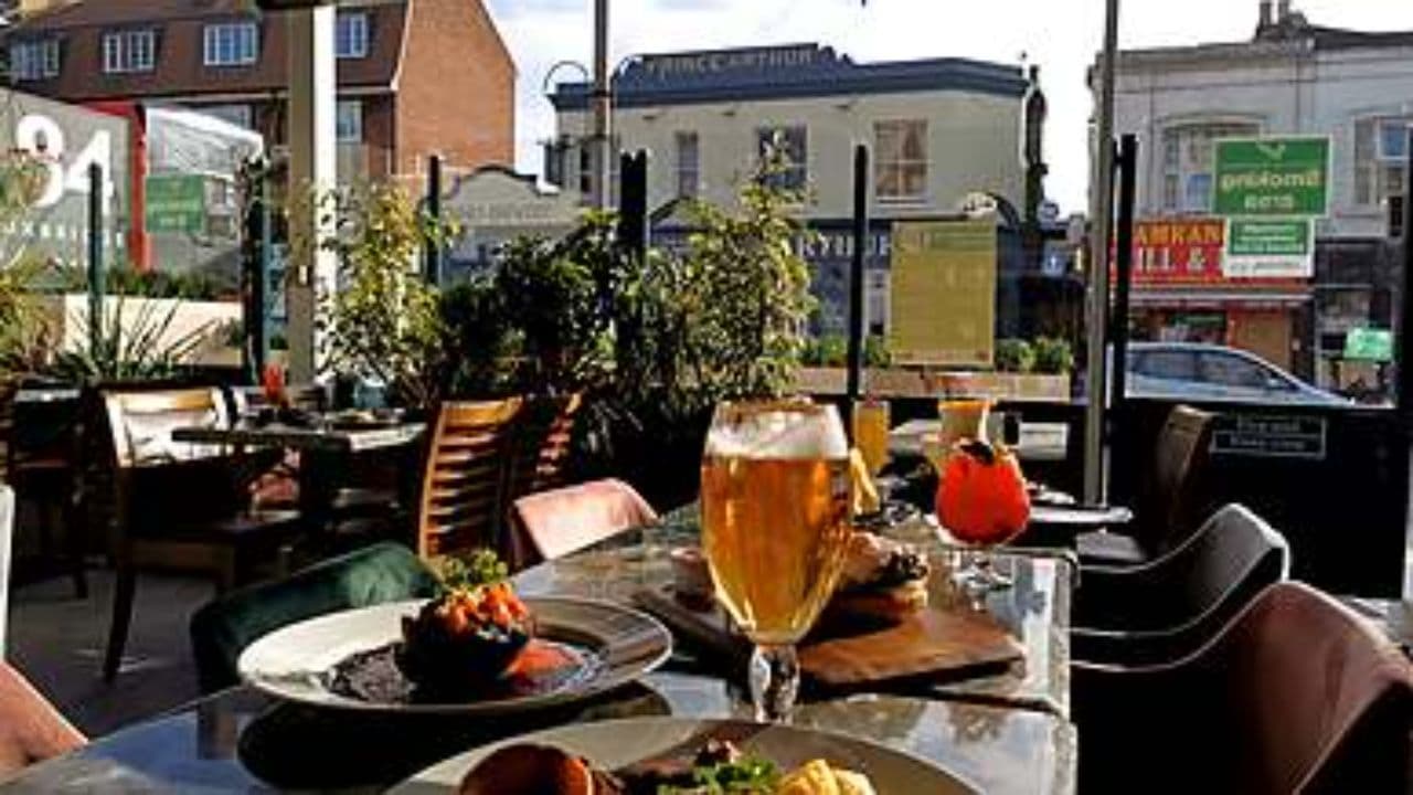 Empty Bar Reflections