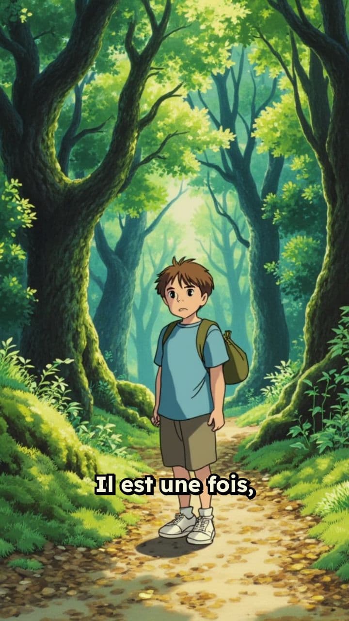 Le lion et le garçon perdu