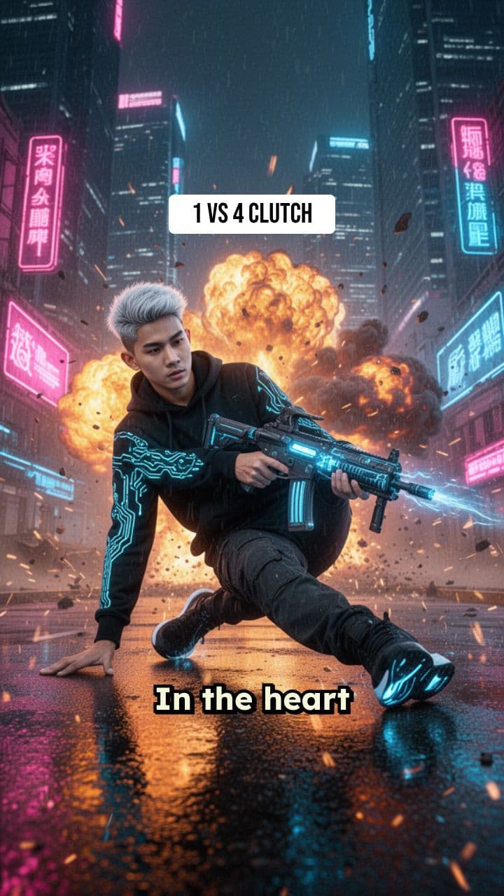 Free Fire 1v4 Clutch Pro Montage
