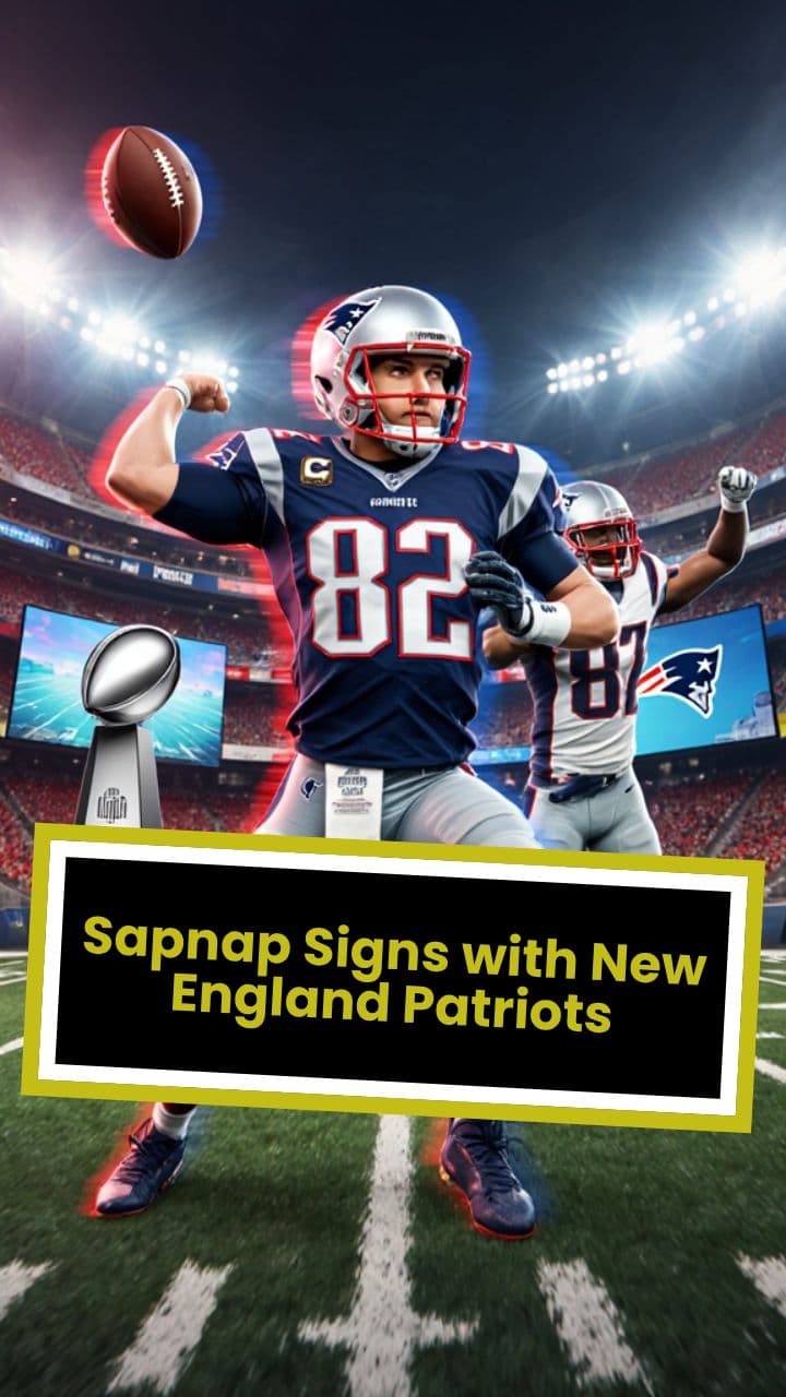Sapnap Signs with New England Patriots