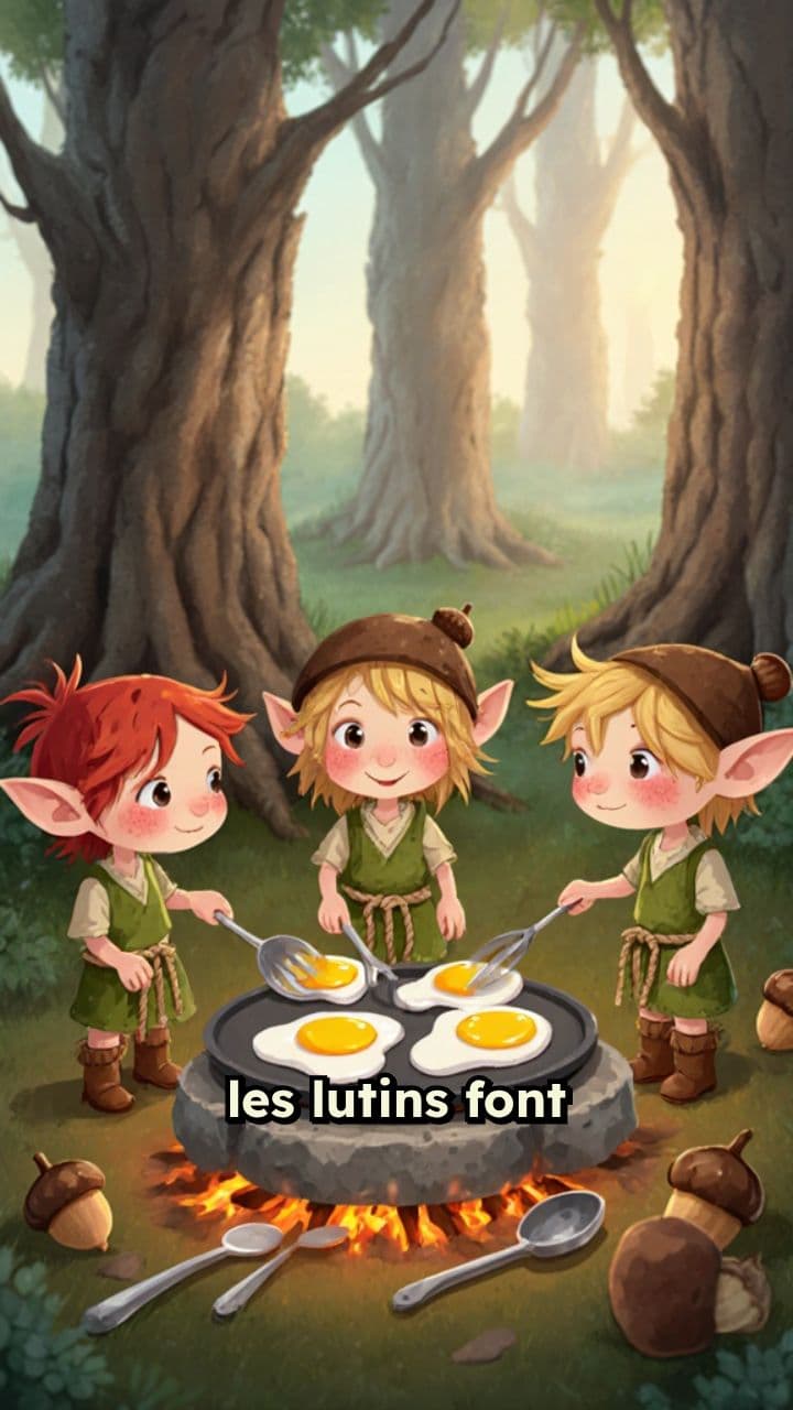 Les lutins et les oeufs au plat