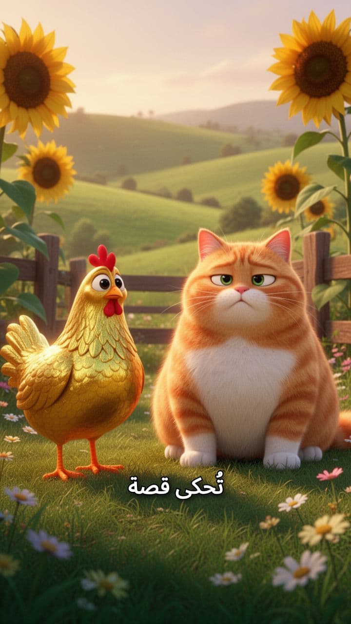 صداقة نجمة ومشمش في المزرعة