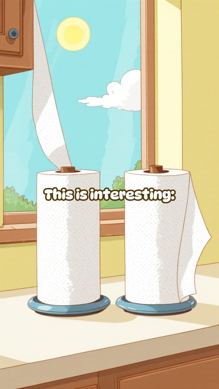 Paper Towels Absorb Better When Pulled Upward