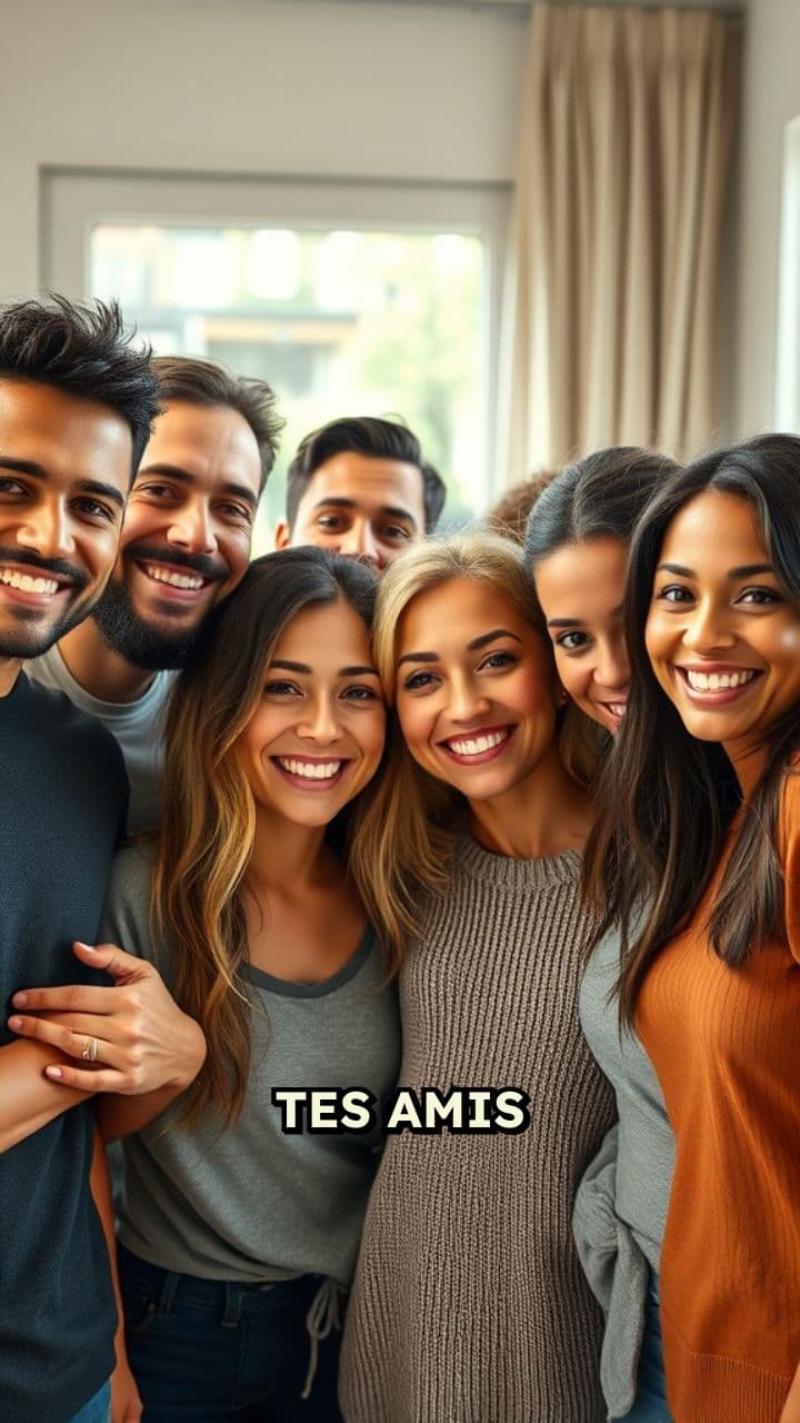 Les personnages de TES AMIS