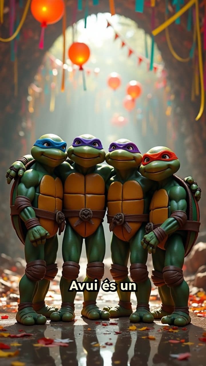 Aniversari de Nil amb les Tortugues Ninja