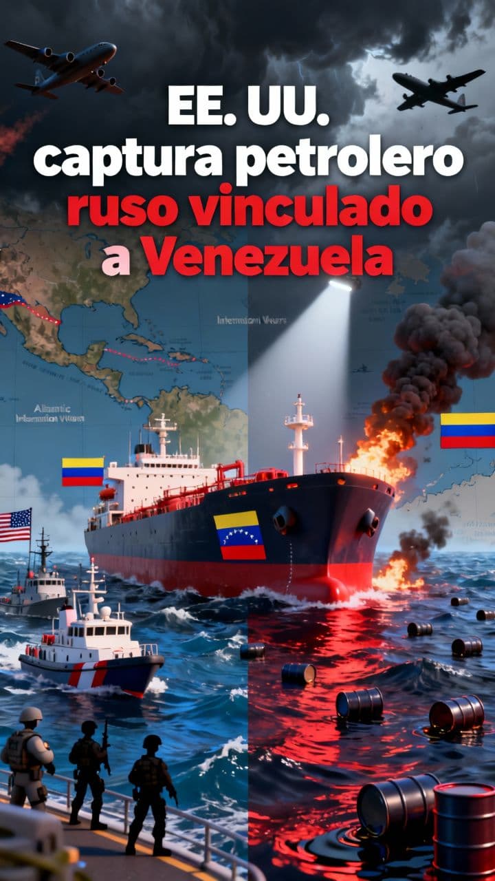 EE. UU. captura petrolero ruso vinculado a Venezuela