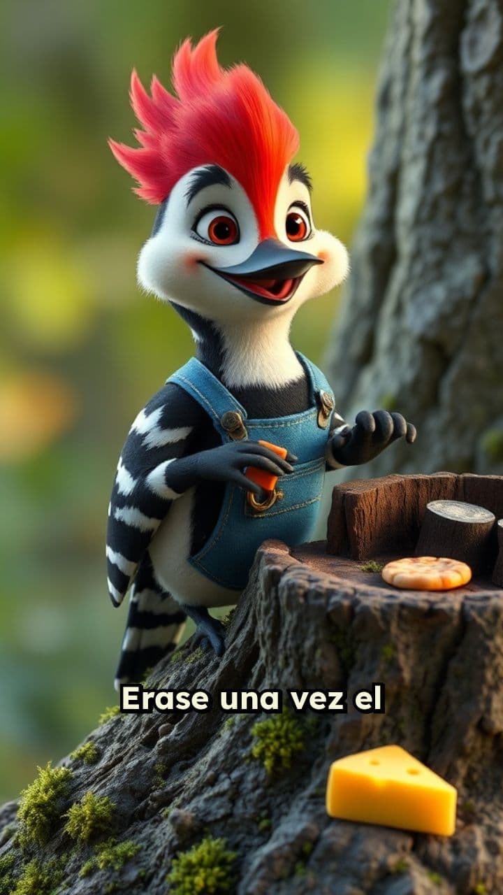 El carpintero y su amor por el queso