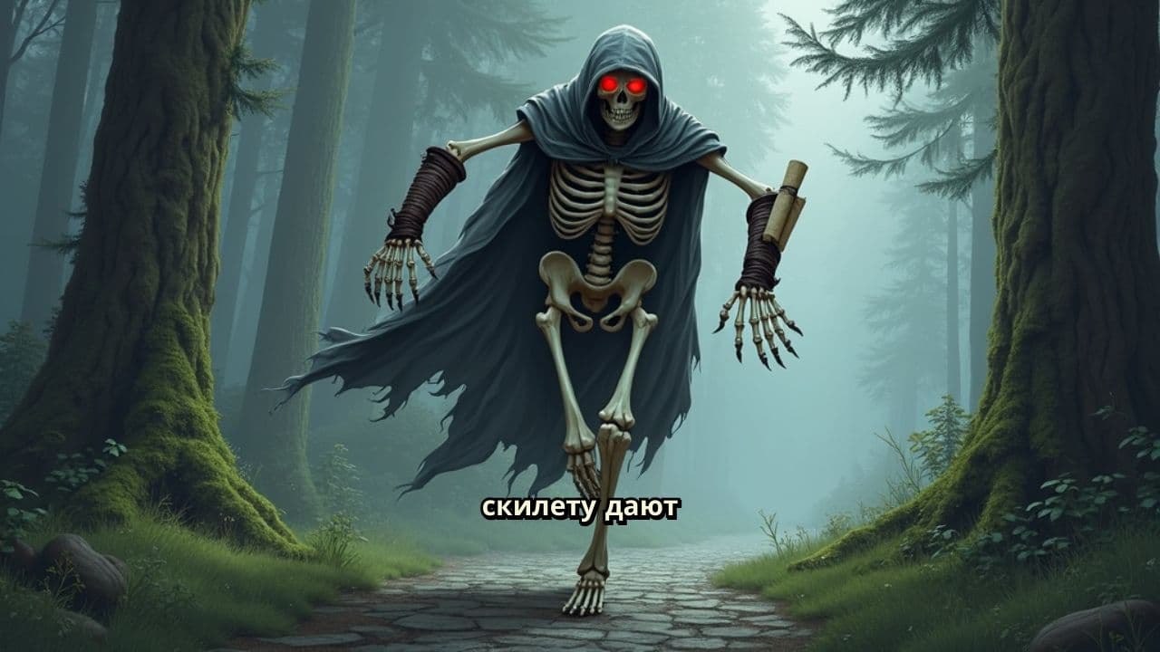 Скелет против минотавра