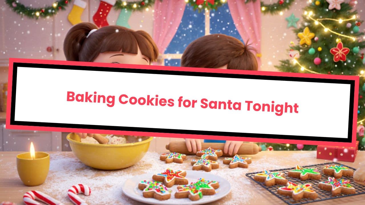 Baking Cookies for Santa Tonight
