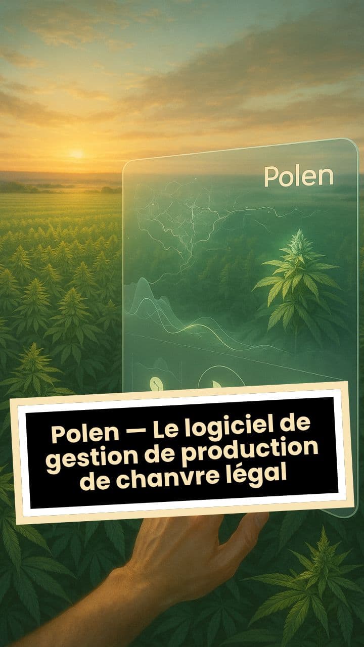 Polen — Le logiciel de gestion de production de chanvre légal