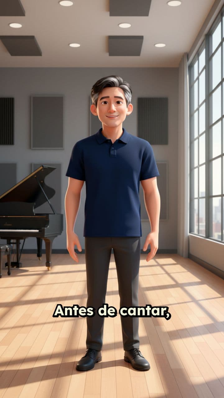 Alineación corporal para cantar