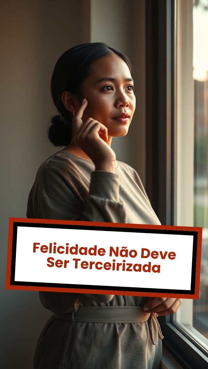 Felicidade Não Deve Ser Terceirizada