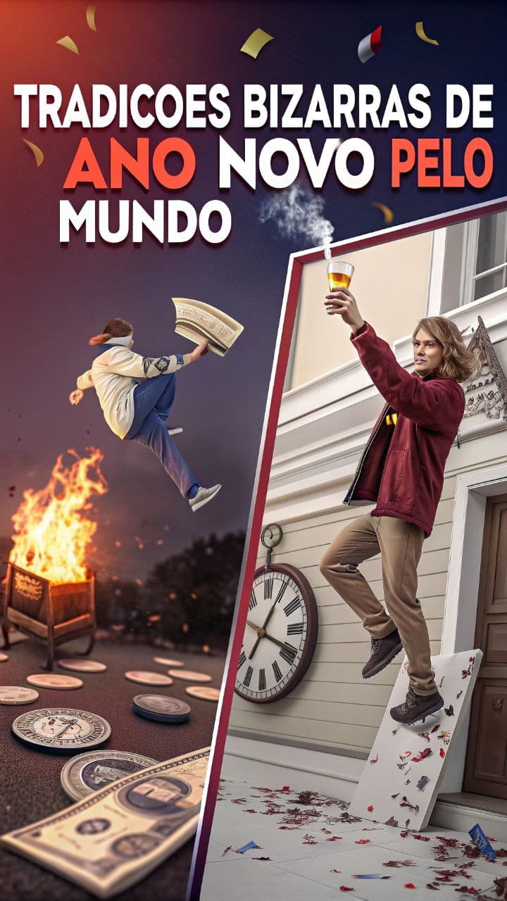 Tradições Bizarras de Ano Novo Pelo Mundo