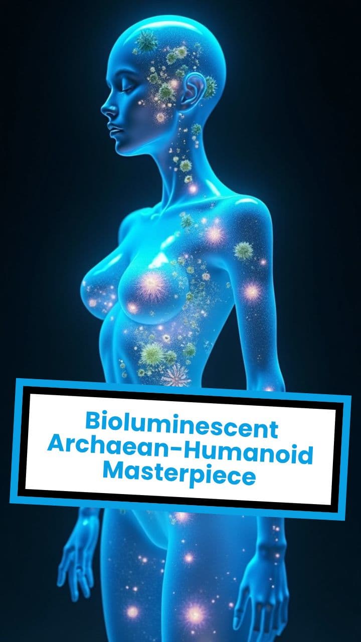 Bioluminescent Archaean-Humanoid Masterpiece