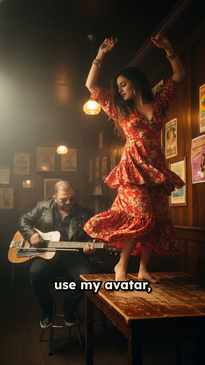 Gypsy Dance in a Crowded Bar