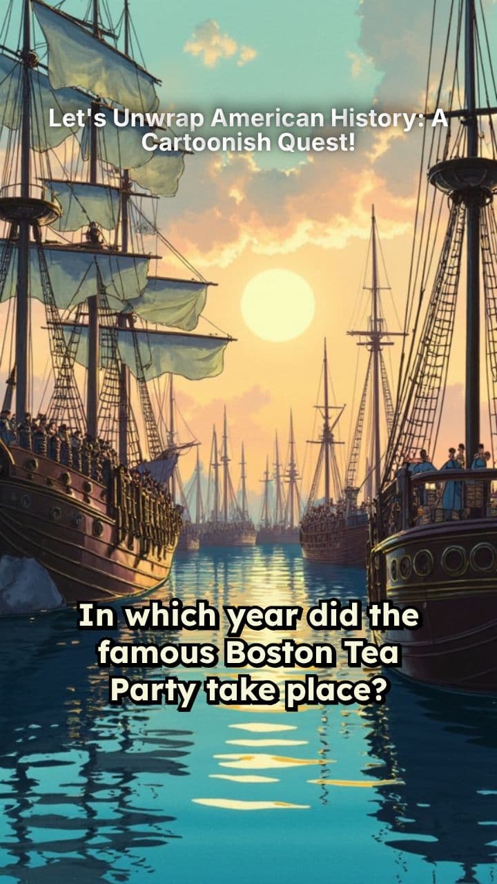 Let's Unwrap American History: A Cartoonish Quest!