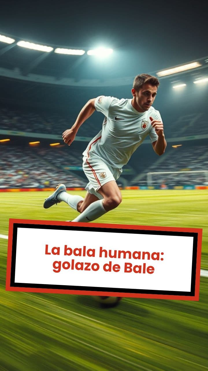 La bala humana: golazo de Bale