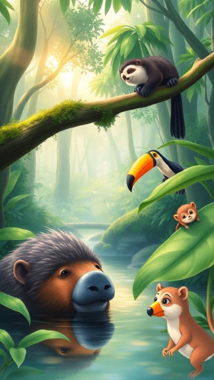 अमेज़न वर्षावन के प्यारे जानवर