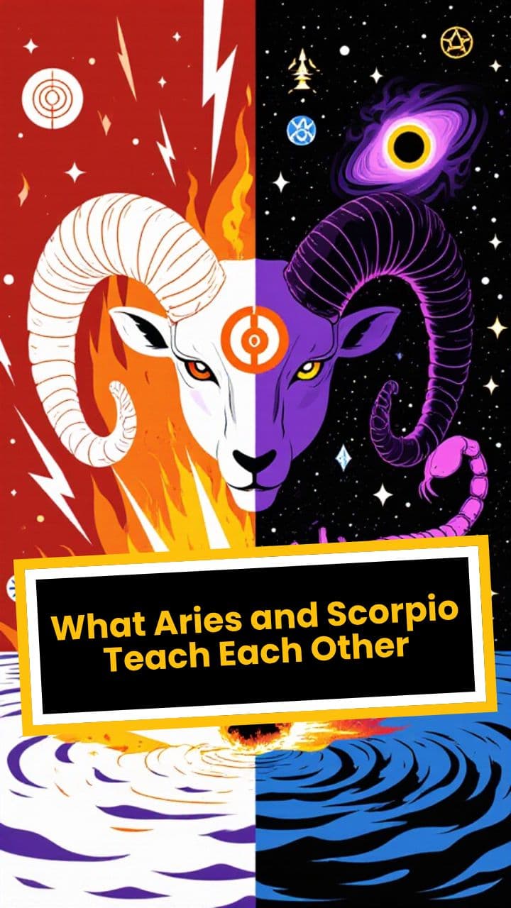 What Aries and Scorpio Teach Each Other