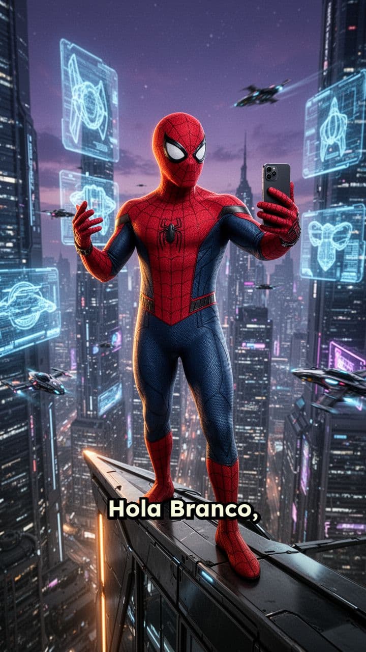 Mensaje Navideño de Spider-Man para Branco