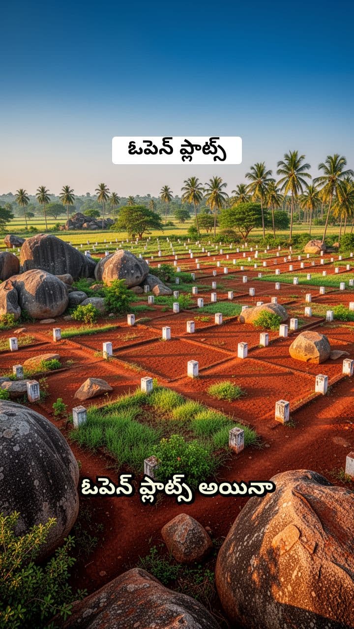 Open Plots and Planned Layouts